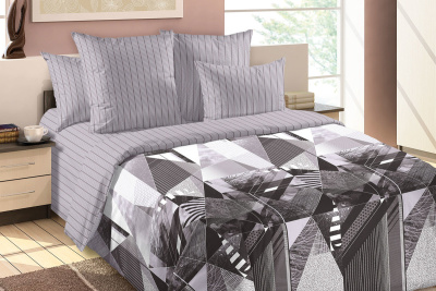 Постельное белье Урбан 2, Перкаль коричневый